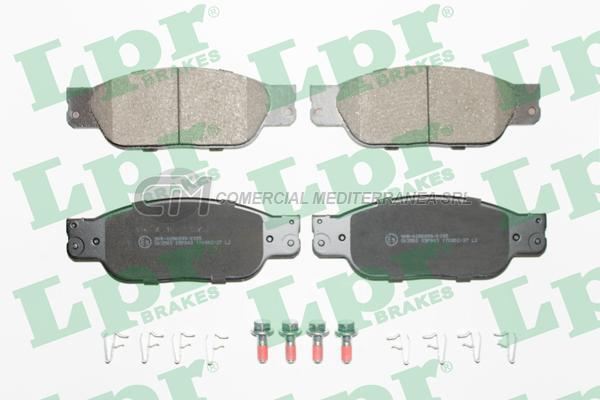 PASTILLA DE FRENO LPR JAGUAR LS-TYPE 00/- XJ 6-XJ 8-XJR 03/  DEL.
