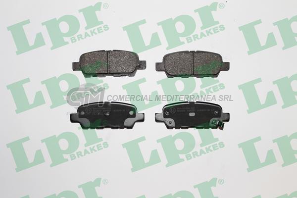 PASTILLA DE FRENO LPR NISSAN 350/ALTIM/MAXIM/MURAN/X-TRAIL 02/ TRAS.