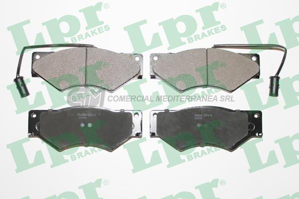 PASTILLA DE FRENO LPR IVECO DAILY 59.12 (C/SENSOR NVO)  DEL.