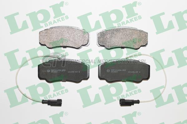 PASTILLA DE FRENO LPR NISSAN-RENAULT CABSTAR/MAXITY TRAS.