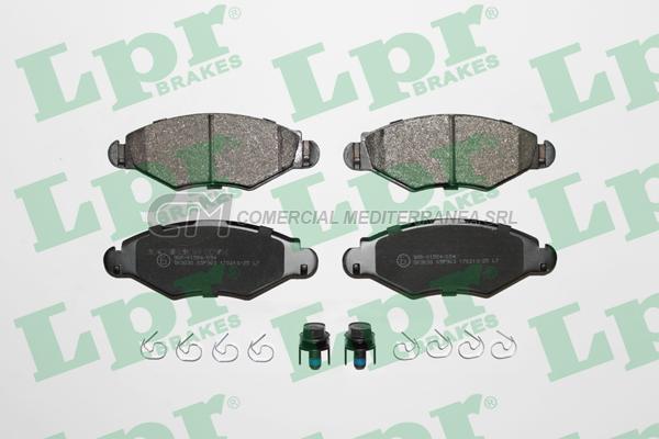 PASTILLA DE FRENO LPR PEUGEOT 206 1.6-306 1.4-XSARA 1.4 2000/ DEL.