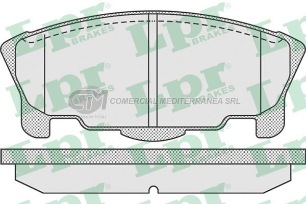 PASTILLA DE FRENO LPR DAIHATSU MOVE (FURGON) 0.8 - 1.0I 96/  DEL.