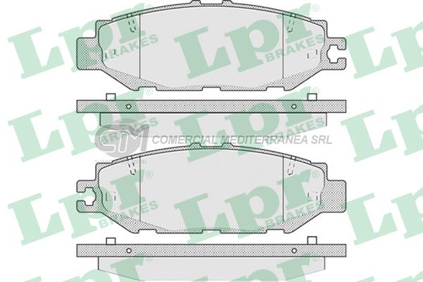 PASTILLA DE FRENO LPR TOYOTA SUPRA 93/94  TRAS.