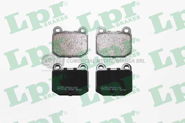PASTILLA DE FRENO LPR MITSUBISHI LANCER EVOLUTION TRAS.