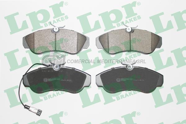 PASTILLA DE FRENO LPR JUMPER/ FIAT DUCATO/ PEUGEOT BOXER 95/98 DEL.