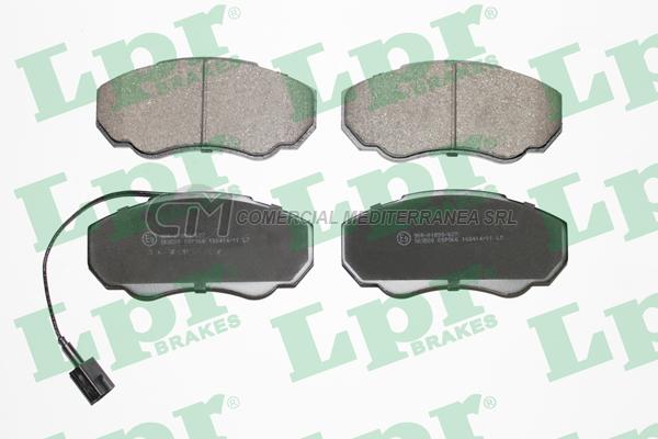 PASTILLA DE FRENO LPR BOXER I/FIAT DUCATO/CITROEN JUMPER 01/  DEL.