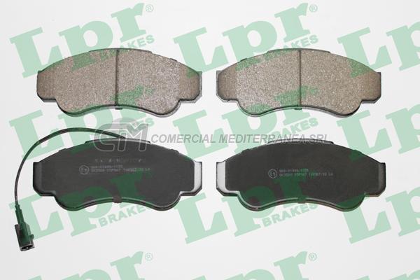 PASTILLA DE FRENO LPR BOXER I/FIAT DUCATO/CITROEN JUMPER 02/  DEL.
