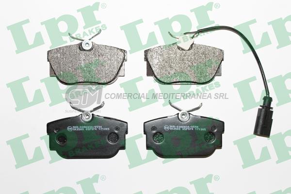 PASTILLA DE FRENO LPR VOLKWAGEN TRANSPORTER 2.8 VR6 2001/ TRAS.