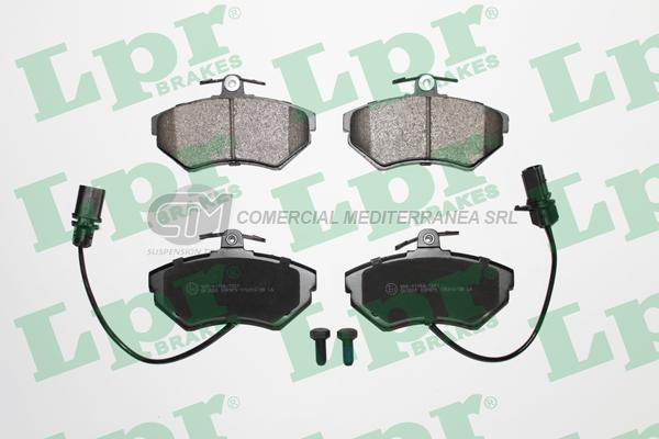 PASTILLA DE FRENO LPR VOLKSWAGEN GOLF 1.8GT - 1.9TD(C/SENSOR) 91/ DEL.
