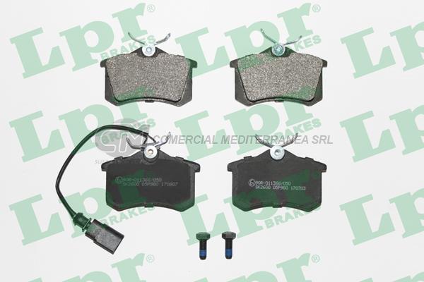 PASTILLA DE FRENO LPR SEAT IBIZA PIN MACHO TRAS.